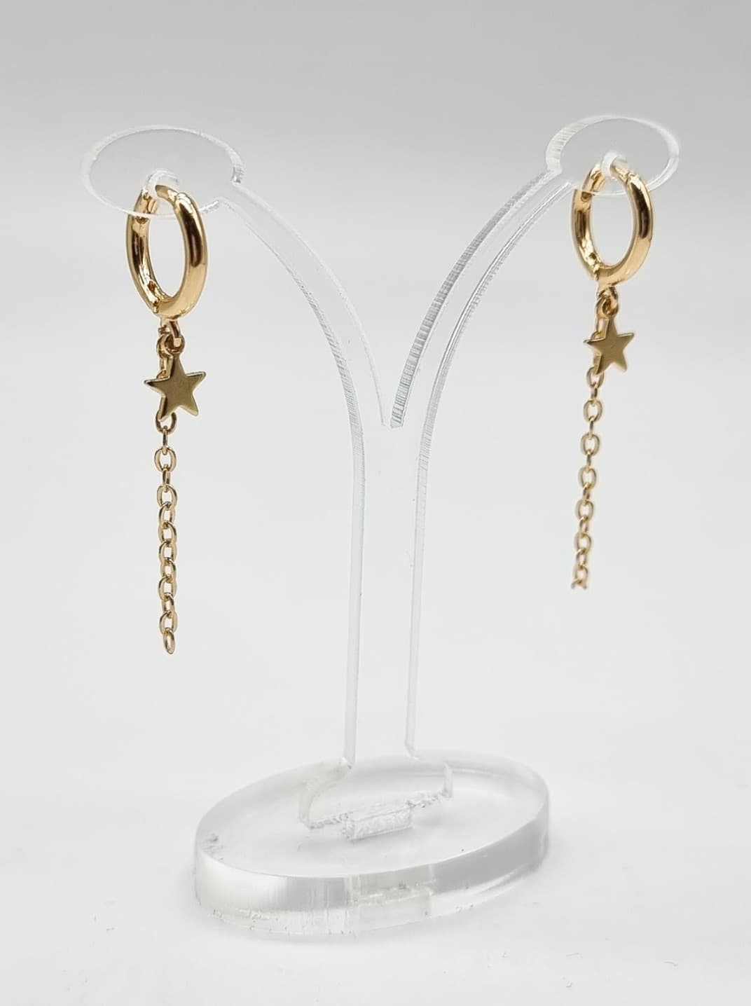 Aros colgante estrella